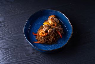 Стеклянная лапша с креветкой