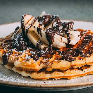 Gaufre Nutella Banane & Noix