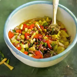 კაჩუმბარის სალათი - Kachumbar Salad 