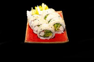 Uramaki paluszek krabowy z sezamem 8szt