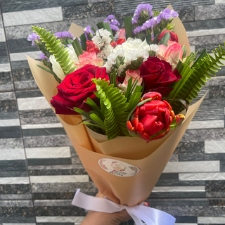 Bouquet tulips variés