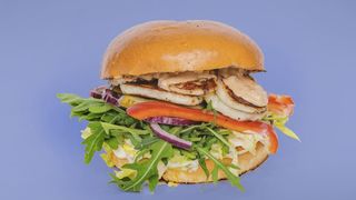 Burger z Grillowanym Serem Halloumi