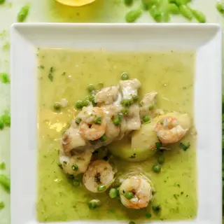 Lomito Cherne Salsa Verde