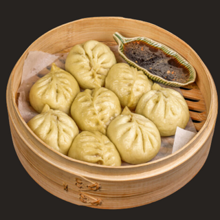 18. Pampuchy z wieprzowiną i fasolką szparagową