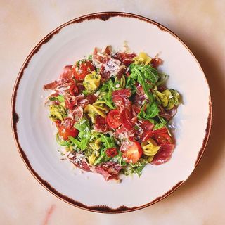PASTA IBERICA Y PESTO