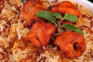 Chicken tikka biryani