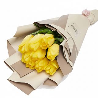 Букет"9 жовтих тюльпанів"