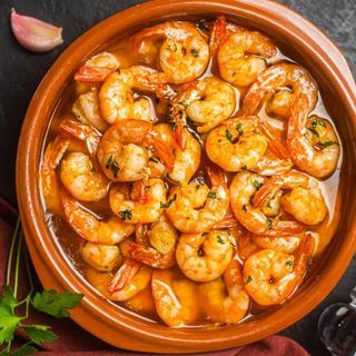 Tapa Caliente De Gamba Al Ajillo