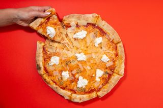 Pizza Quattro Formaggi.