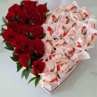 Coffret chocolat fleurs 