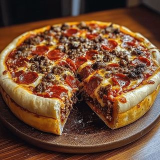 Frosty's Deluxe/Meat Feast Pizza