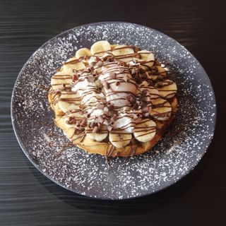Waffle Banana Choco