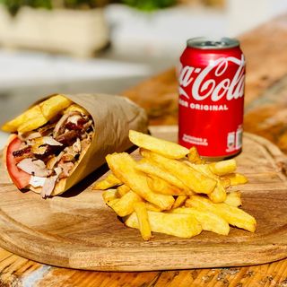 Menú gyros de cerdo