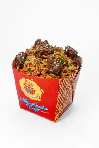 Asian beef noodles