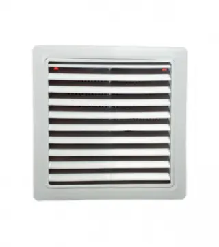 (160169) Rozetna za ventilaciju 150x150mm PVC siva