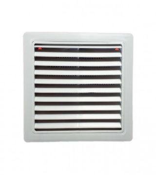 (160169) Rozetna za ventilaciju 150x150mm PVC siva