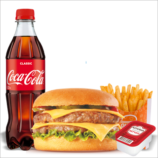 Комбо Чизбургер Дабл