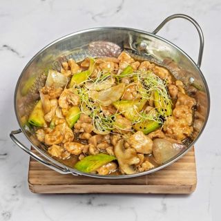 Pollo al Curry y Leche de Coco