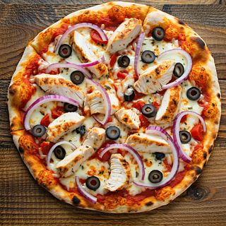 Pizza cu piept de pui Ø 28cm