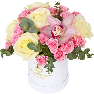 Композиція у коробці "З Днем народження" 