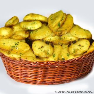 Patatas panaderas caseras grandes