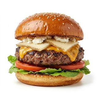 Hamburguesa A Los 3 Quesos