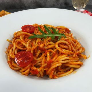 Pasta de atun y tomate