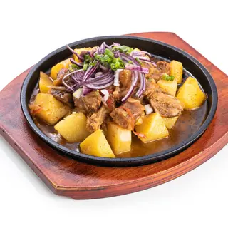 Куырдак из тушеной мякоти говядины