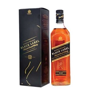 Johnnie Walker Black Label 12 Years Old Scotch Whisky, 750ml