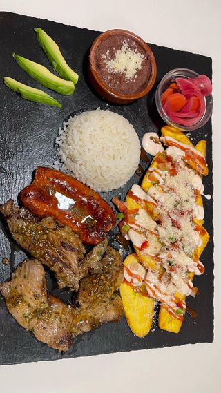 Pollo frito combinado