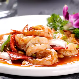 Langostinos Gong Bao