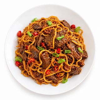 Spicy Noodles with Beef