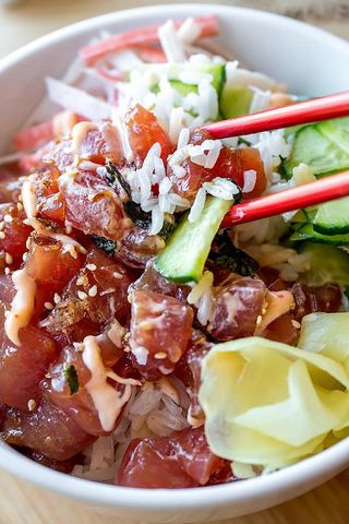 Tuna spicy poke '