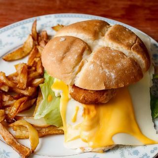 Hamburguesa Pollo 4 Quesos