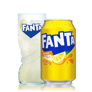 Fanta Limón lata 330ml.