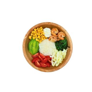 Боул №2 с креветками 