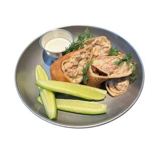 Млинці з куркою та грибами (200г)