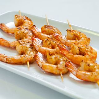 335. Spiedini di Gamberi Alla Griglia