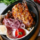 ღორის ნეკნები აჯიკაში/Pork ribs in adjika