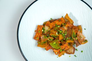 Тыби жареный с мясом (200г)