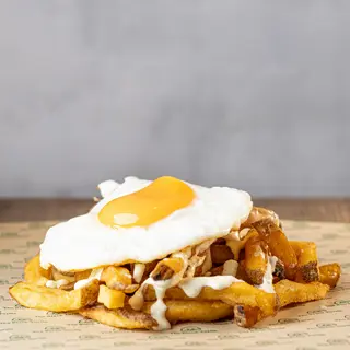 Patatas trufadas con huevo
