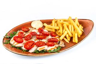 Tagliata di Pollo con Pomodorini