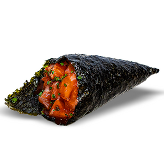 Temaki de Salmão Kimuchi