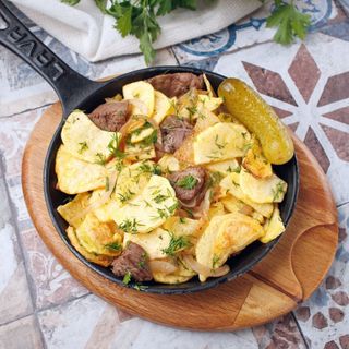 Қуырылған картоп/Картофель жареный