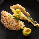 Филе от лаврак с коричка от рикота (260г)