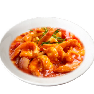 59 Gamberetti in salsa agrodolce