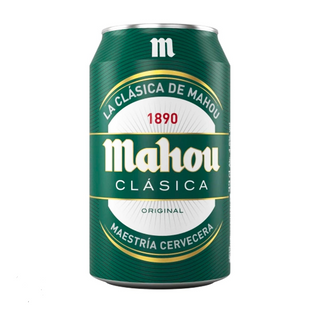 Cerveza Mahou clásica Lata 33cl.