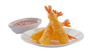 Panko Ebi Bites 6 szt. – złociste, chrupiące krewetki z nutą sweet chilli.