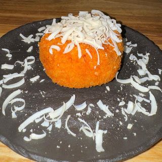 suppli cime di rapa e guanciale