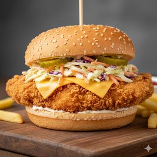 Hamburguesa Golden Crispy